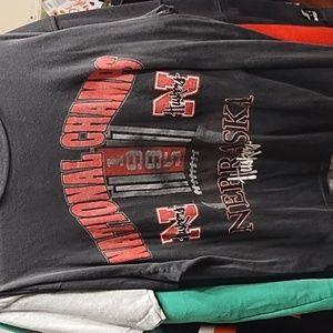 Men's Nebraska corn huskers champs tshirt